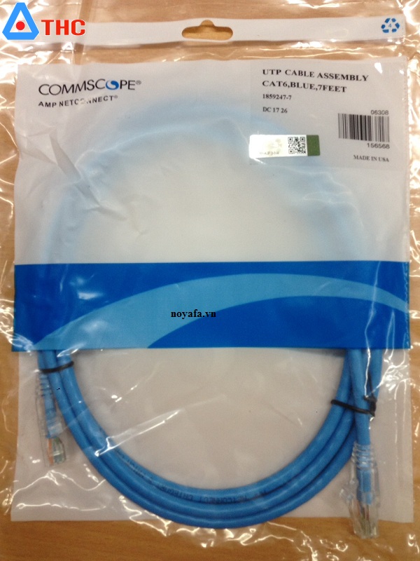 dây patch cord cat6 chính hãng AMP